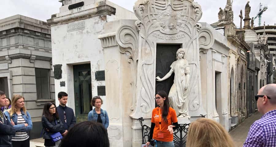 Buenos Aires: La Recoleta Cemetery Guided Tour in English - How the tour moves through the cemetery