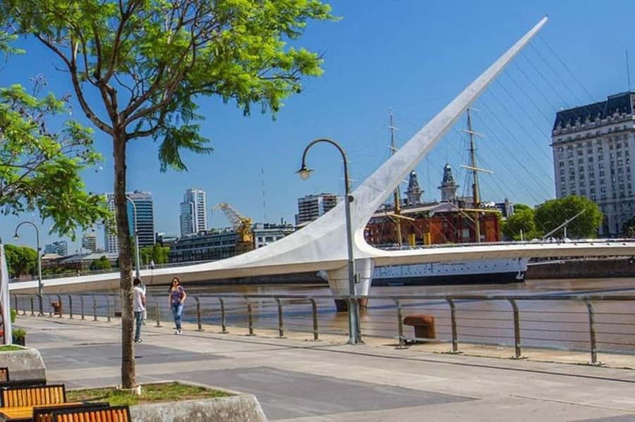 Buenos Aires: Montserrat, San Telmo, La Boca, and Puerto … - Puerto Madero: modern skyline, river promenade, and Calatrava’s bridge