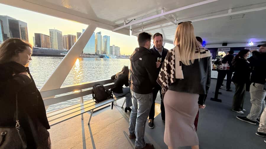 Buenos Aires: Puerto Madero Sunset Cruise with Open Bar - Leaving from Cecilia Grierson 400, and what the boat experience feels like