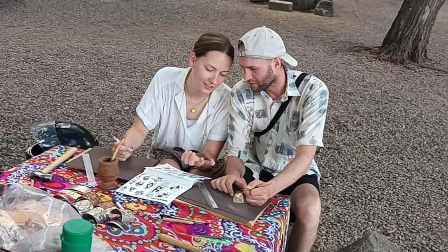 City of Salta: Alpaca and leather handicraft workshop in the open air! - Where You Start: the Martín Miguel de Güemes Steps in Salta