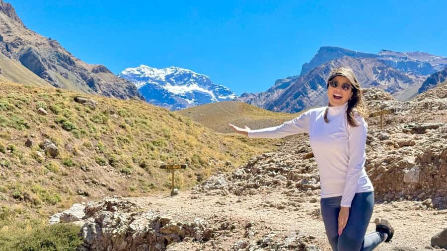 Classic Aconcagua Day Tour - Cacheuta tunnel and Potrerillos Dam: the first big photo win