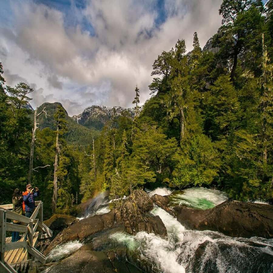 Crossing to Puerto Blest and Cascada de los Cántaros - Cascada de los Cántaros: the waterfall payoff you came for