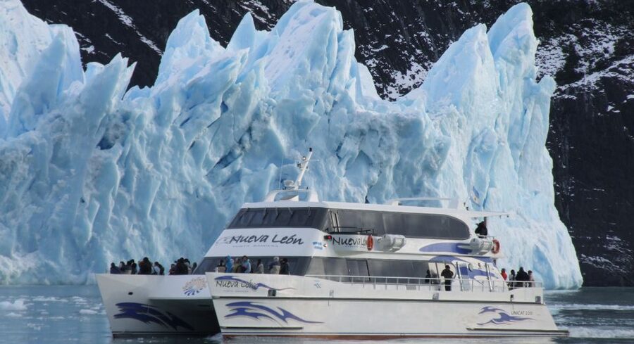 El Calafate: All Glaciers Boat Trip - The Argentino Lake cruise route, including Boca del Diablo