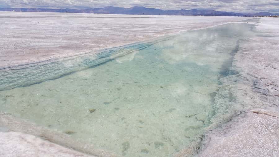 From Jujuy: Salinas Grandes, Purmamarca & Los Colorados Hike - The high point near 4,150 meters and the Salinas Grandes contrast
