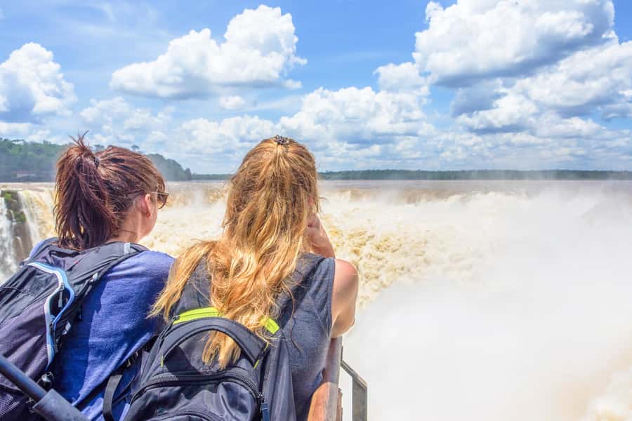 From Puerto Iguazu: Argentinian Iguazu Falls with Boat Ride - Lower circuit boardwalks: getting a second look after you’ve been soaking