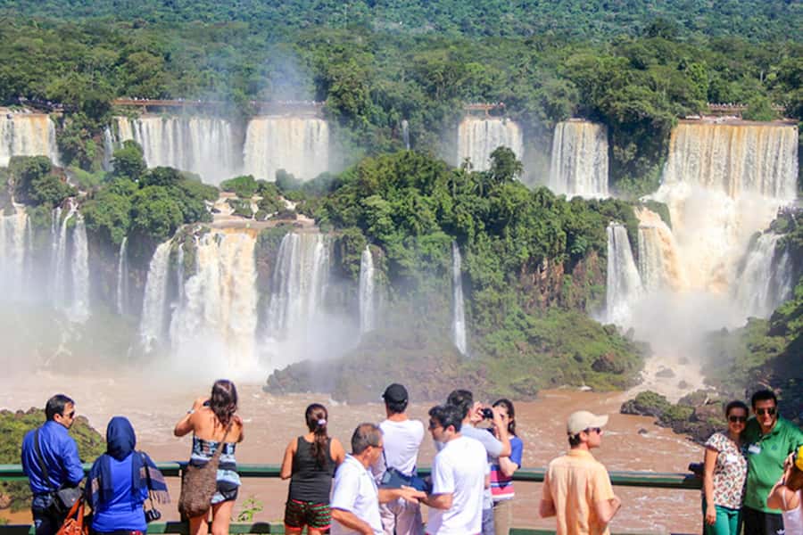 From Puerto Iguazu: Argentinian Iguazu Falls with Ticket - Lower circuit: closer water, higher adrenaline, more effort