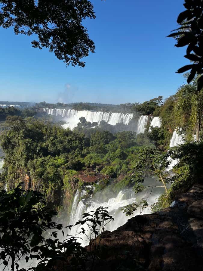 Iguassu Falls: Private Tour Argentina side - Upper Circuit walkways: Wide panoramas from above