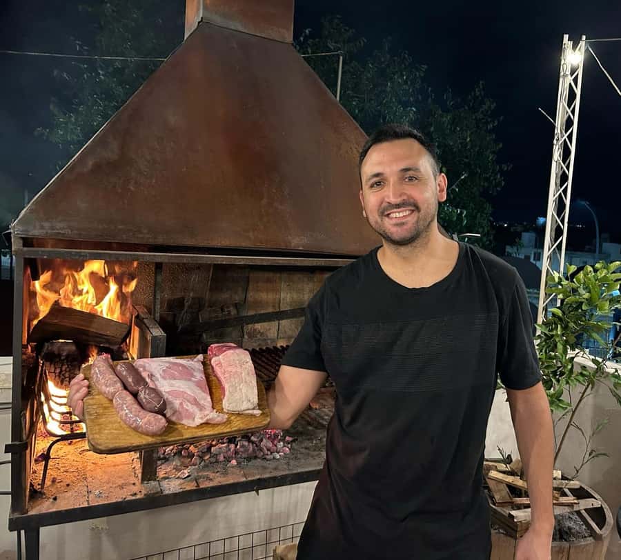Mendoza: Make An Argentine Asado With A Local & Taste Malbec - Mendoza rooftop asado, cooked like a friend’s house