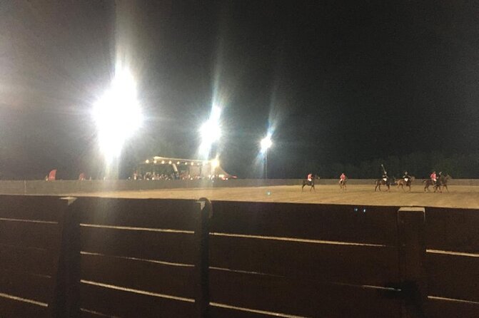 Polo Under the Stars and Argentine BBQ Evening Venue from Buenos Aires - On the illuminated field: pros, chukkas, and learning by watching