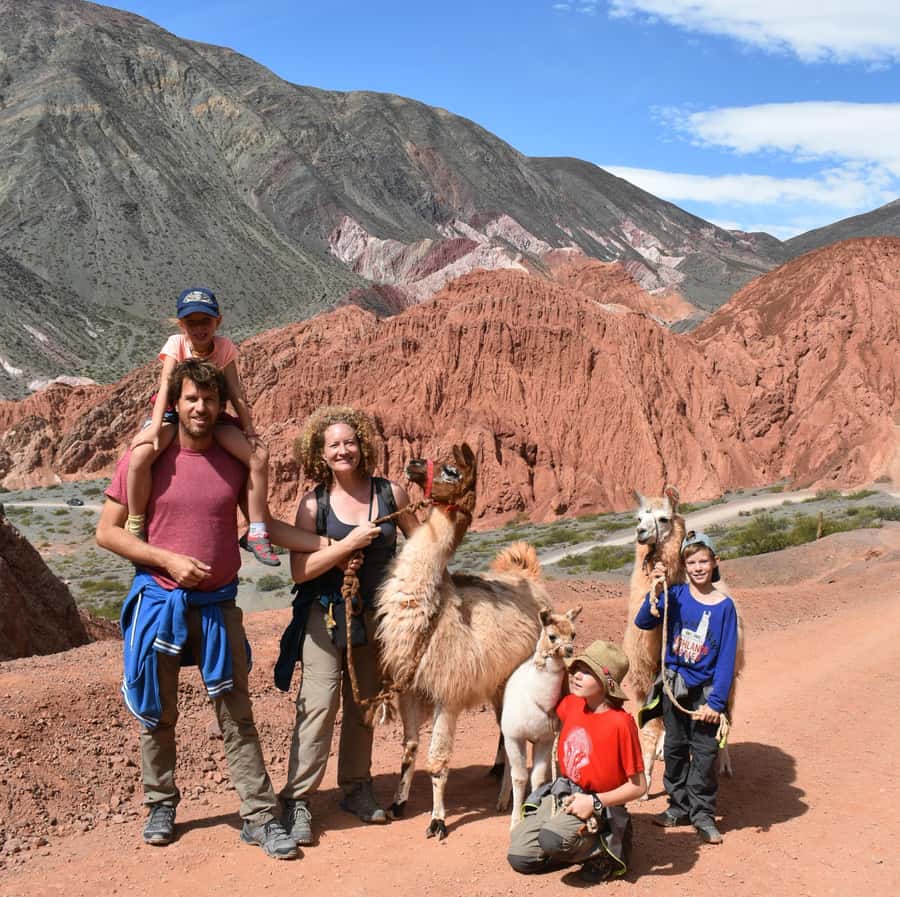 Purmamarca: Hiking with Llamas through multicolored mountains - The colorful mountain walk: views plus geology talk
