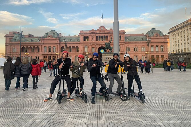 Tour Buenos Aires in one day on Electric Scooters - Food and drinks as the storyline: mate, alfajor, chipá, fernet, then choripán