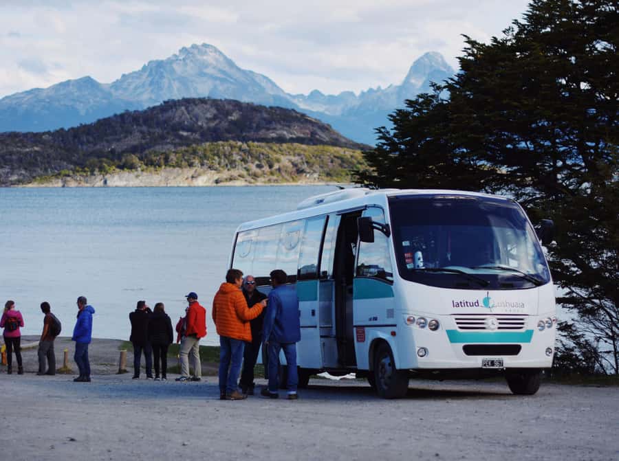 USHUAIA | Tierra del Fuego National Park & Optional Train - Acigami (Roca) Glacier Lake: shared with Chile, framed by peaks