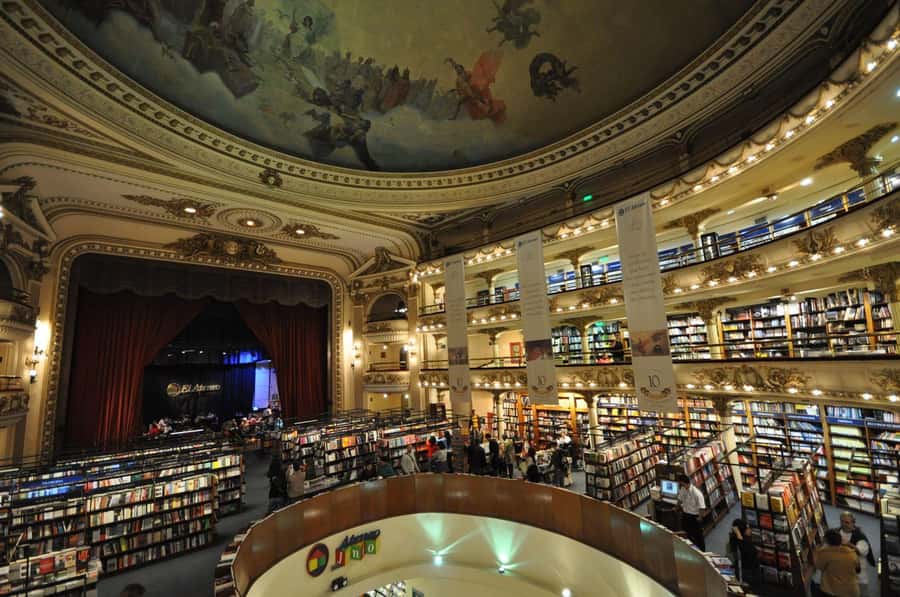 Walking Tour: Buenos Aires bookstores - Pirámide de Mayo, then straight into Buenos Aires reading culture