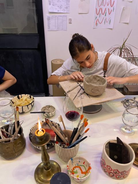 Wine & Pottery Class For Beginners in Buenos Aires Argentina - Wine, Music, Snacks, and the Calm Side of Clay