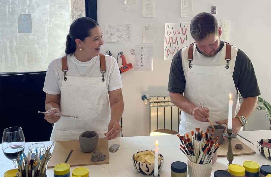Wine & Pottery Class For Beginners in Buenos Aires Argentina - Finishing Time: Glazing, Firing, Pickup, or FedEx